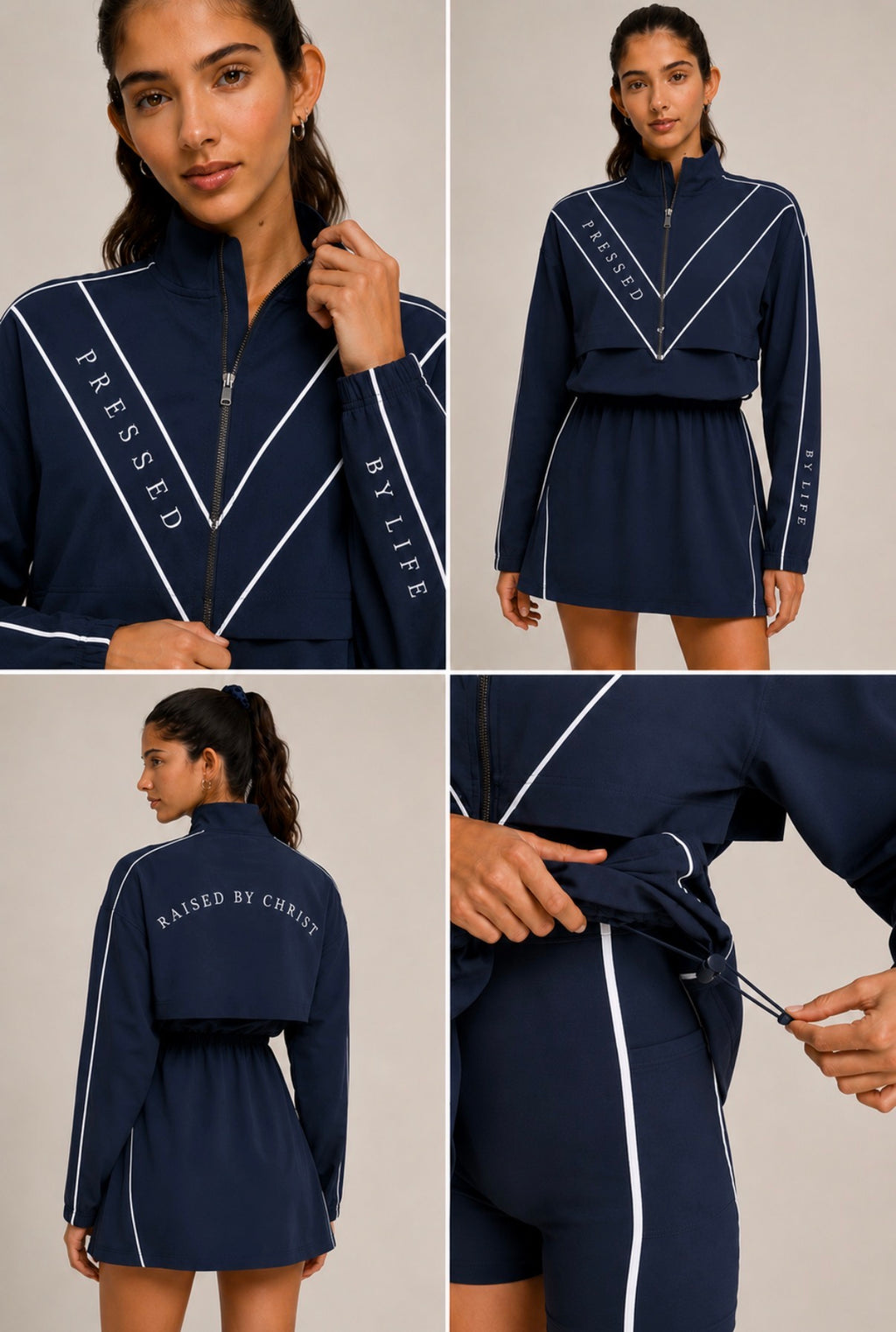 Victory Standard Set – Navy Jacket with Matching skirt w/shorts