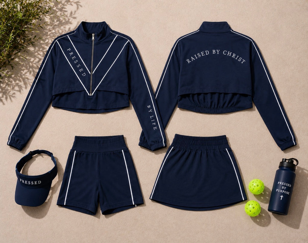 Victory Standard Set – Navy Jacket with Matching skirt w/shorts