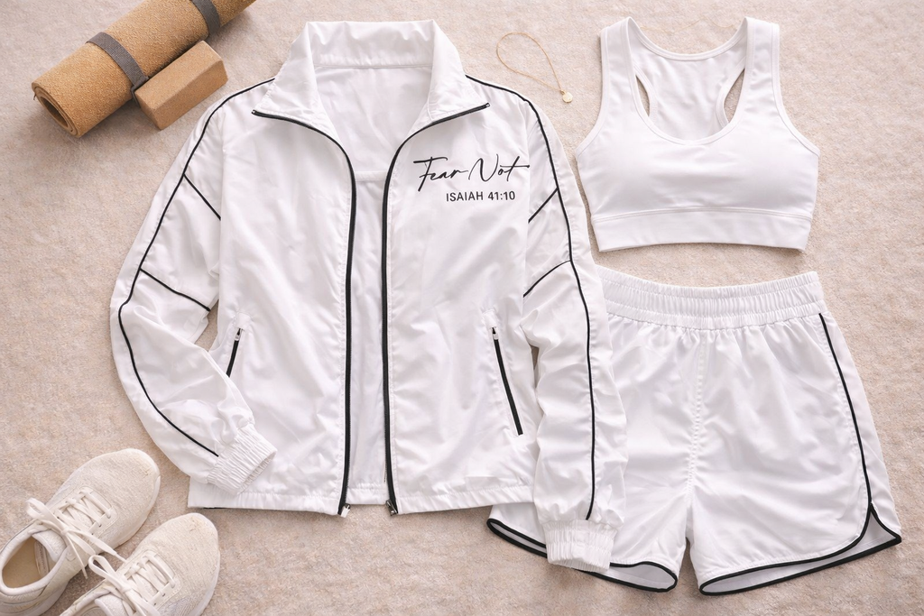 Fear Not Performance Set – 3 Piece Activewear Set | Isaiah 41:10