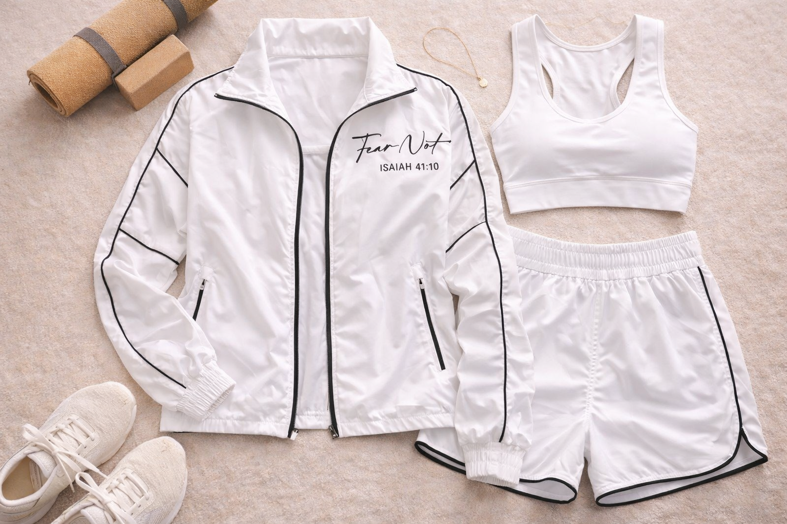 Fear Not Performance Set – 3 Piece Activewear Set | Isaiah 41:10