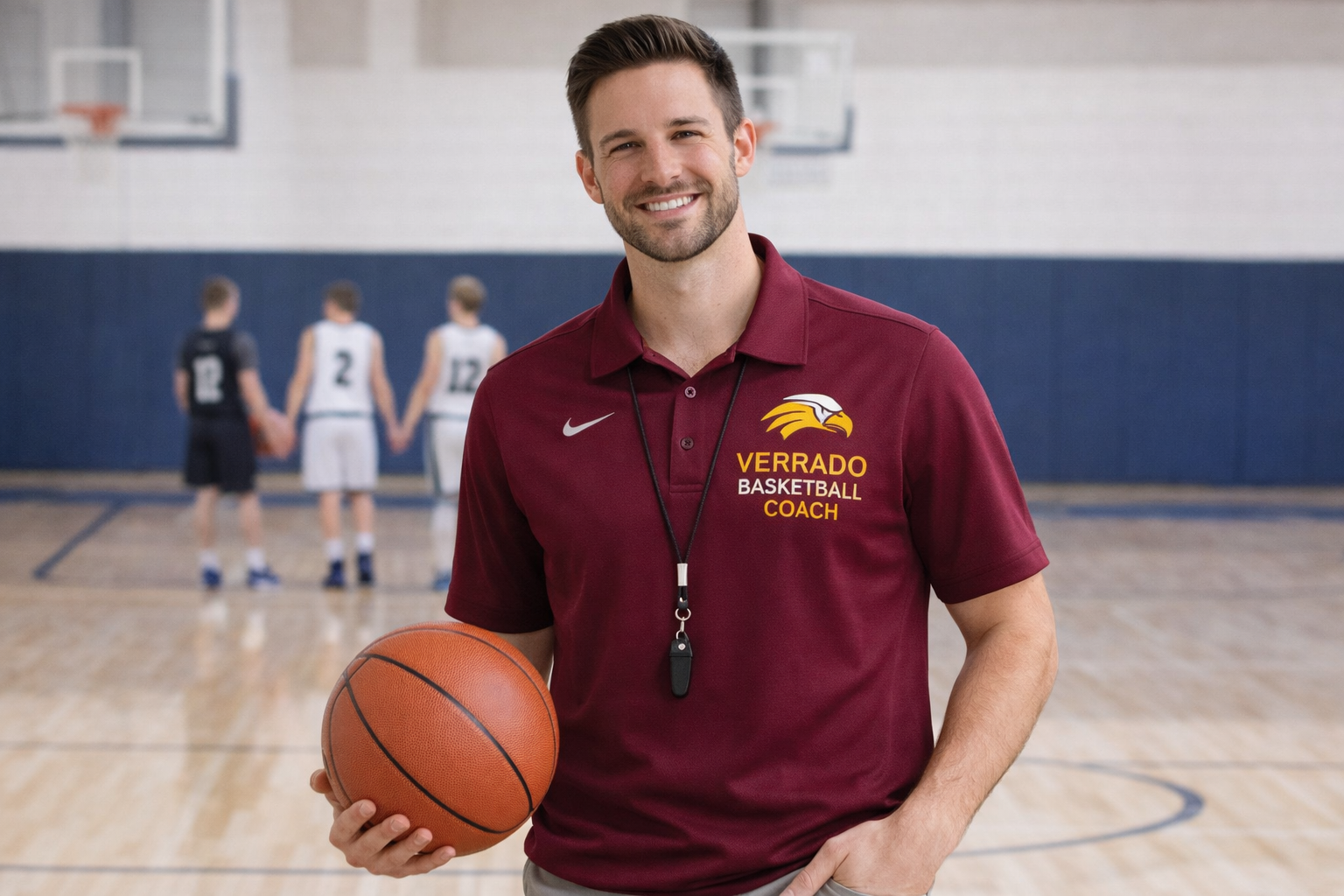 Custom Basketball Coach Apparel — Polos & Team Staff Gear