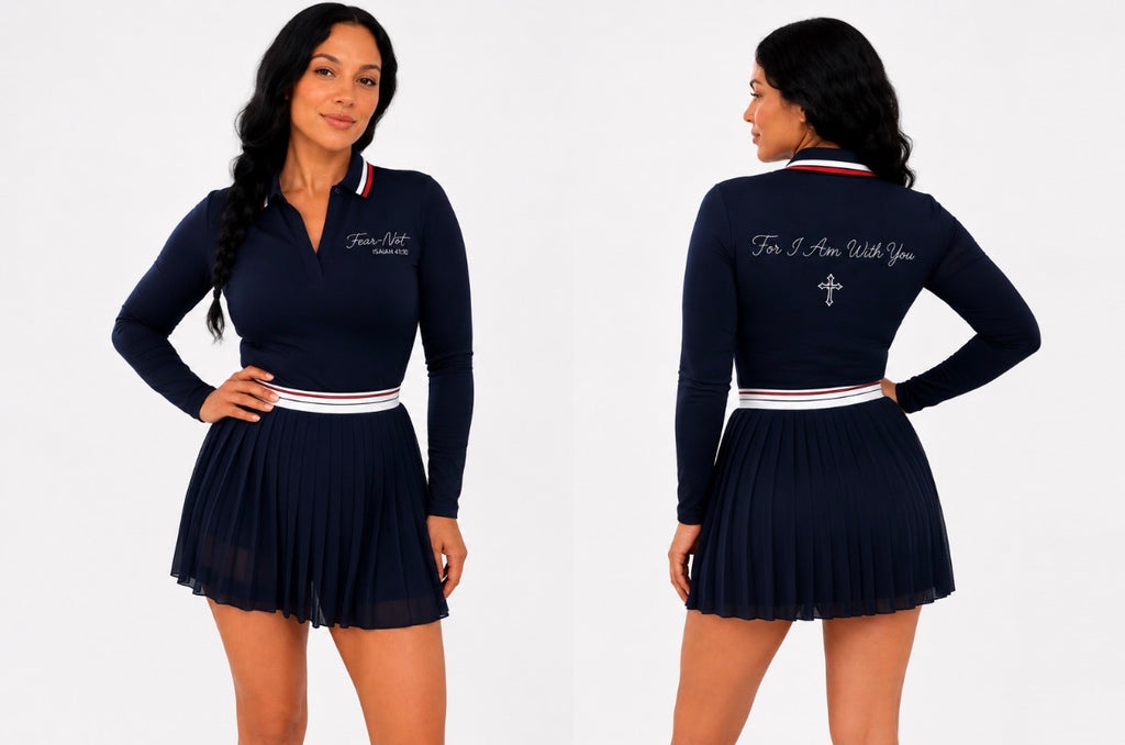 Fear Not Court Set – Navy | Isaiah 41:10