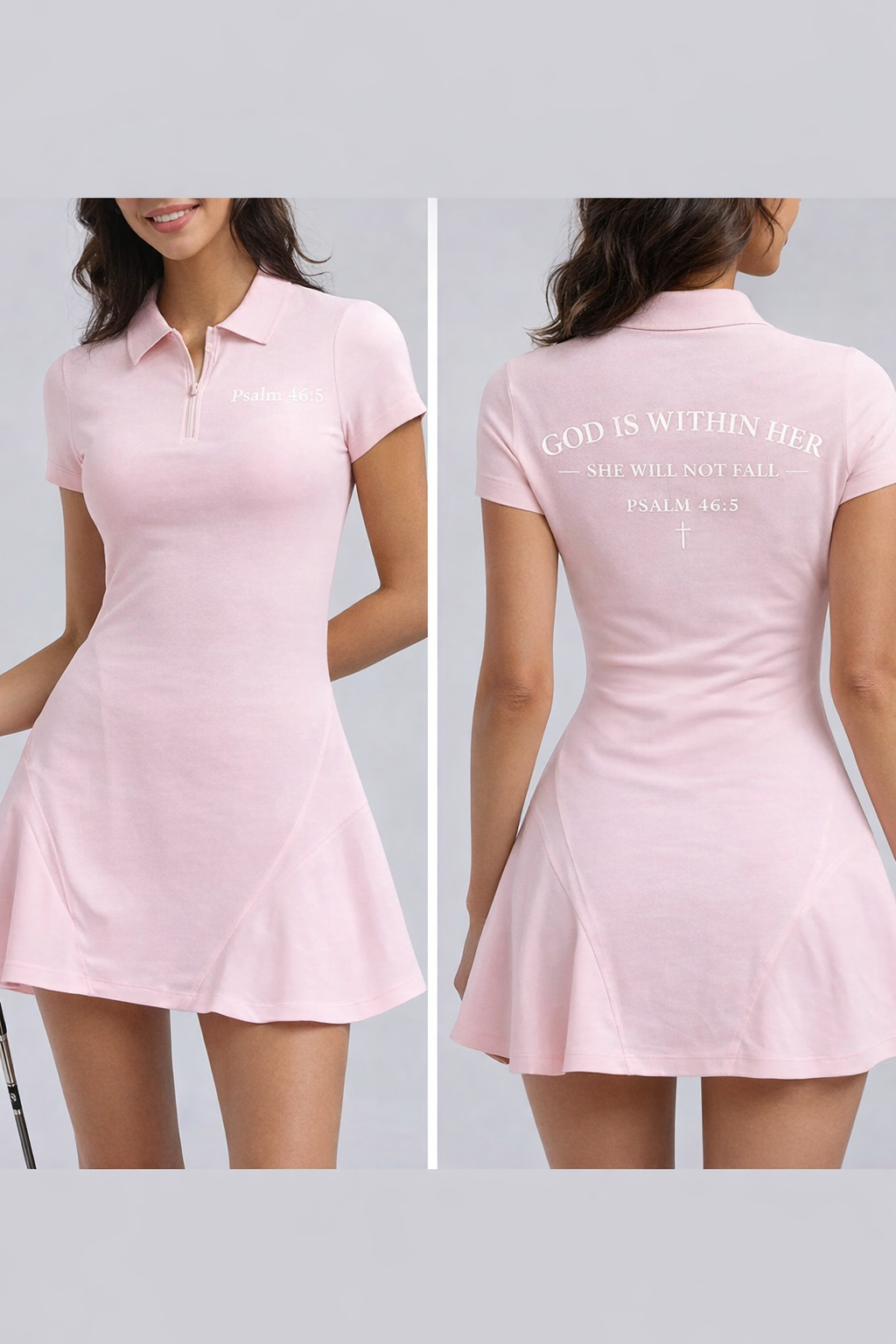 Faith Over Fear Performance Dress – Isaiah 41:10