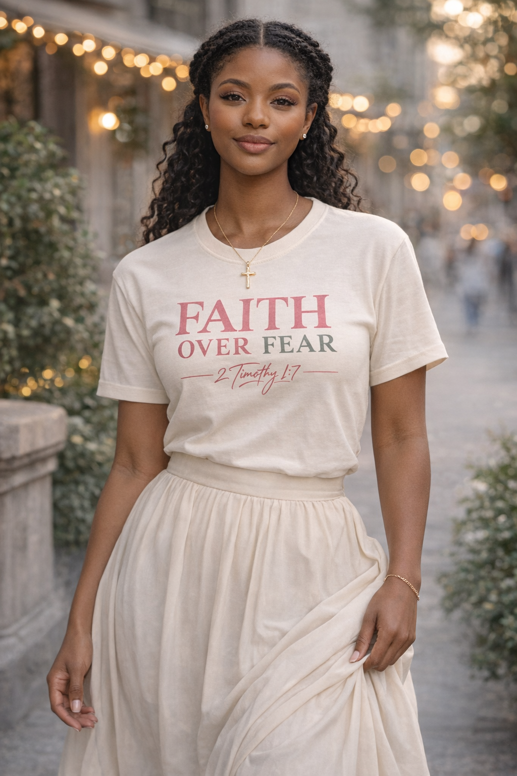 Faith Over Fear Scripture T-Shirt