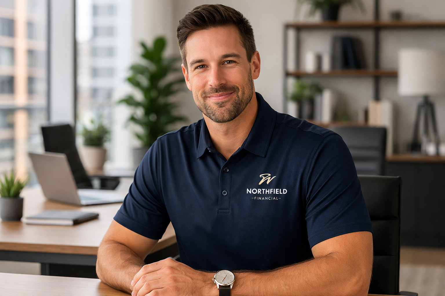 Executive Performance Polo — Custom Embroidery