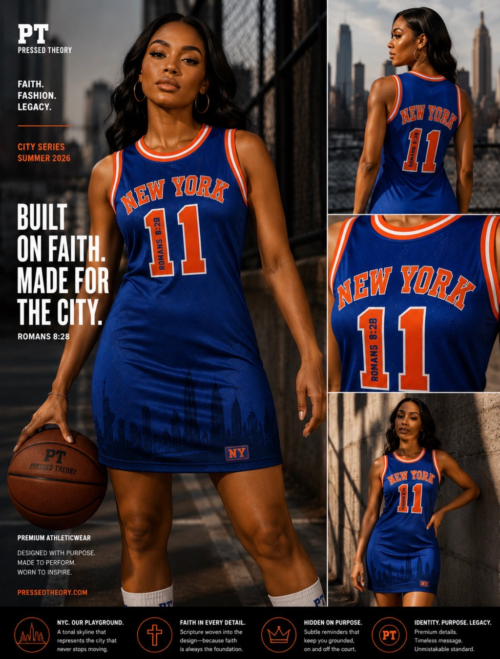 Built On Faith – City Edition Jersey Dress