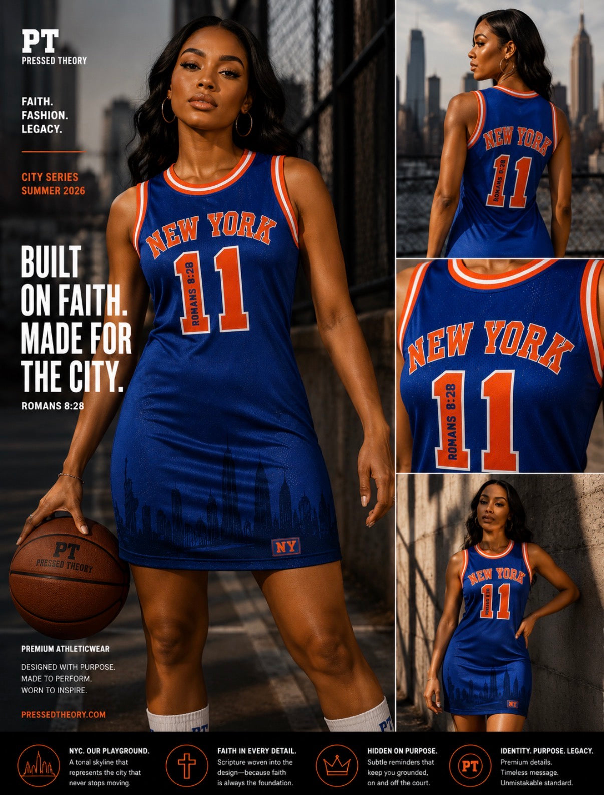 Built On Faith – City Edition Jersey Dress