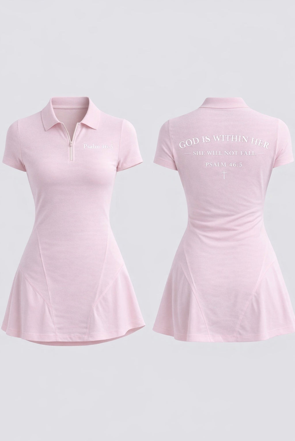 Faith Over Fear Performance Dress – Isaiah 41:10
