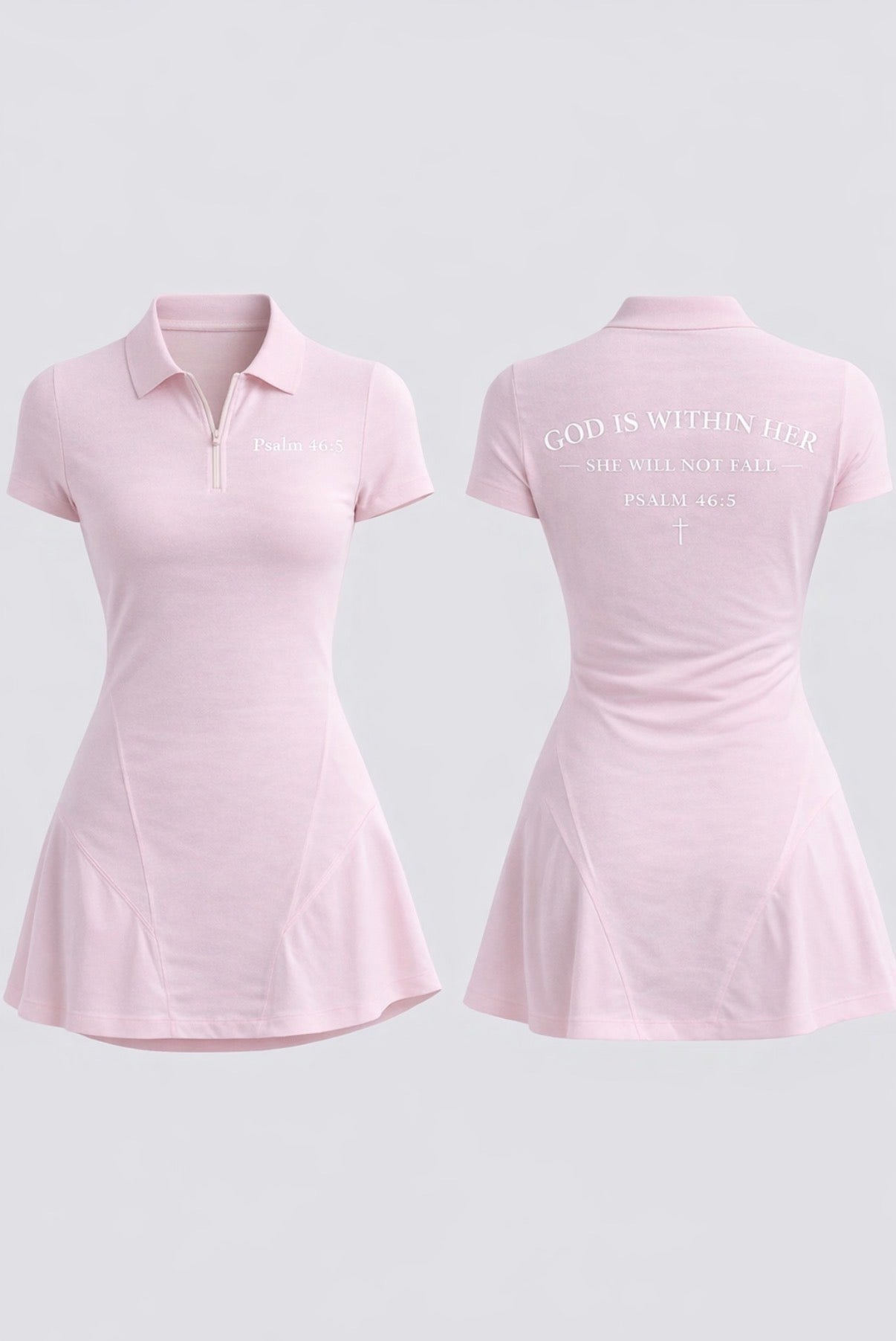 Faith Over Fear Performance Dress – Isaiah 41:10