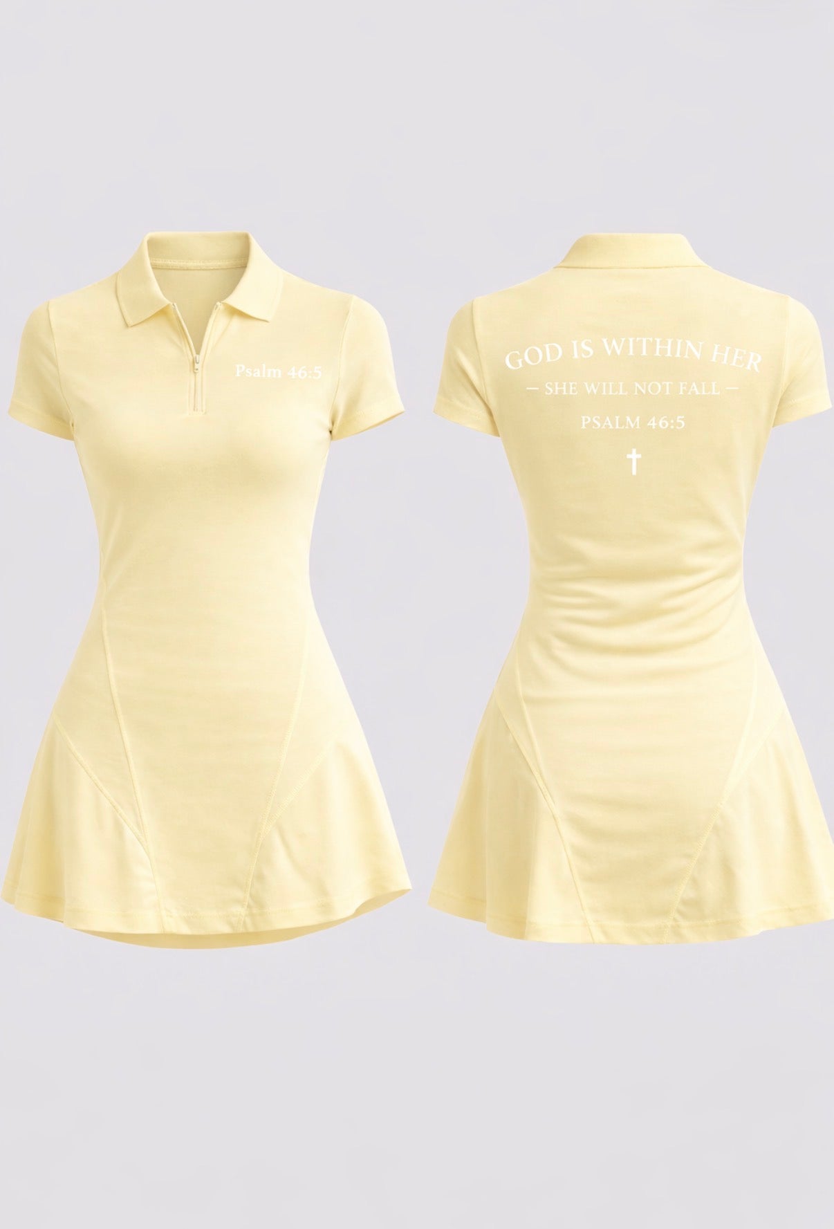 Faith Over Fear Performance Dress – Isaiah 41:10