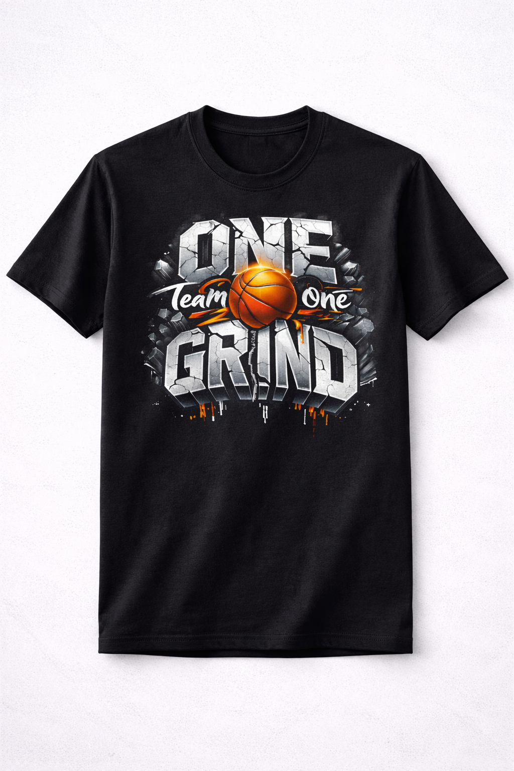 ONE TEAM ONE GRIND – Performance Basketball Tee